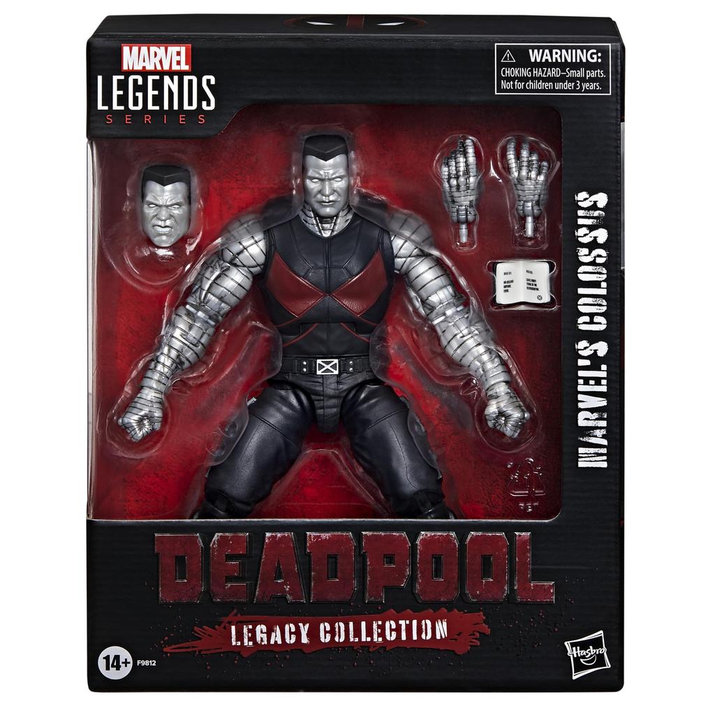 Hasbro Marvel Legends Series Colossus and Deadpool Legacy Collection Collectible Action Figure F9812 Authentic