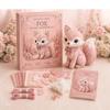 Pink Forest Friends Diy Patchwork Collection, All-Inclusive Sewing Kit To Make Cute Woodland Animals, Household Hobby Decor Gift