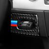 Car Key Engine Start Stop Push Start Button Frame Trim Cover Carbon Fiber Sticker Decal Fits for BMW E90 E92 E93 2006 2007 2008 2009 2010 2011 2012