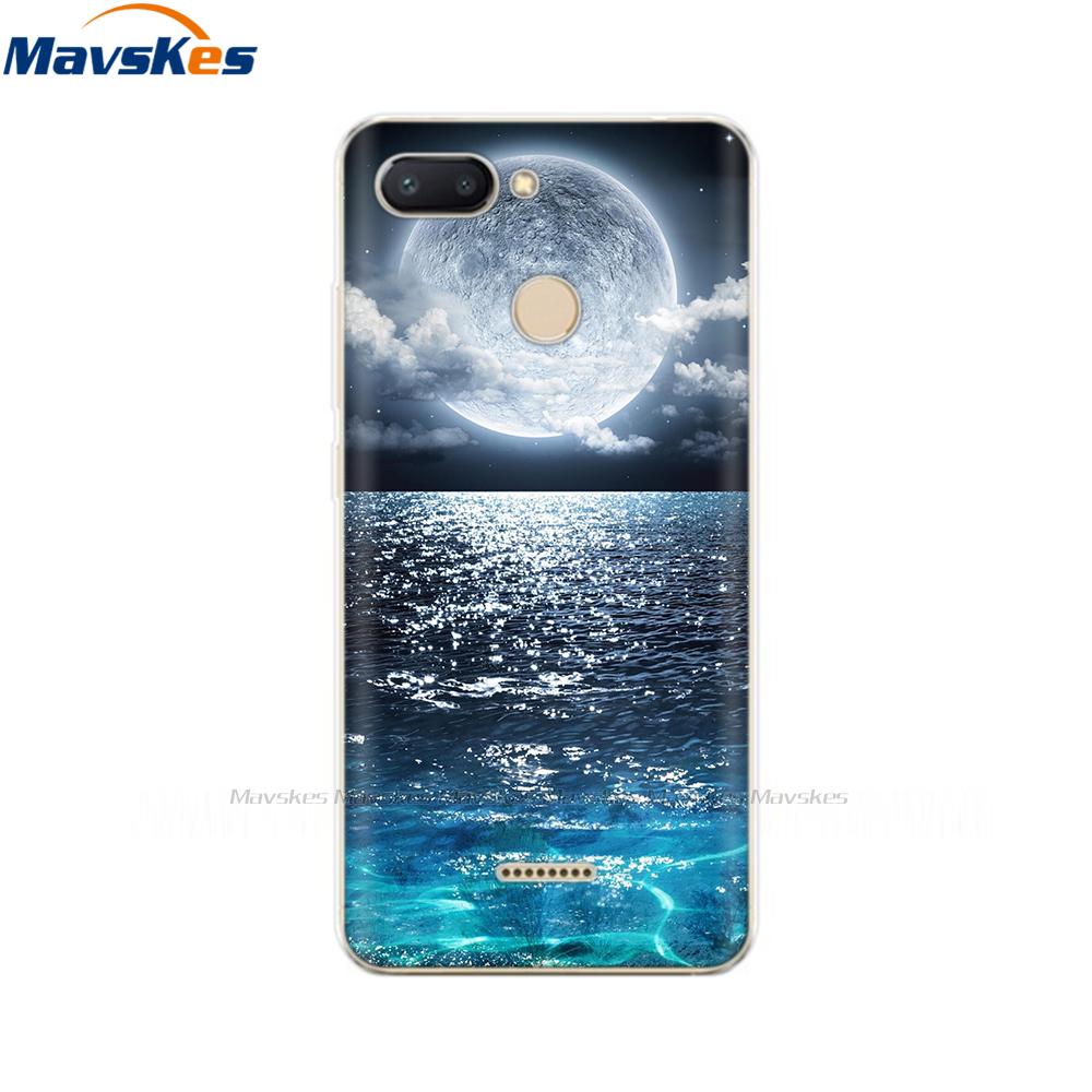 Silicone Cover for Xiaomi Redmi 6 Case Full Protection Soft Tpu Back Cover Phone Case for Xiaomi Redmi 6 Redmi6 Bumper Coque Bag