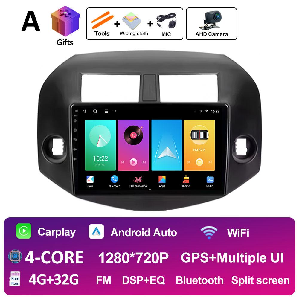 Android Auto Wireless Carplay For Toyota RAV4 3 XA30 2005 2006 2007 2008 2009 2010 - 2013 Car Video Radio Multimedia Player WIFI