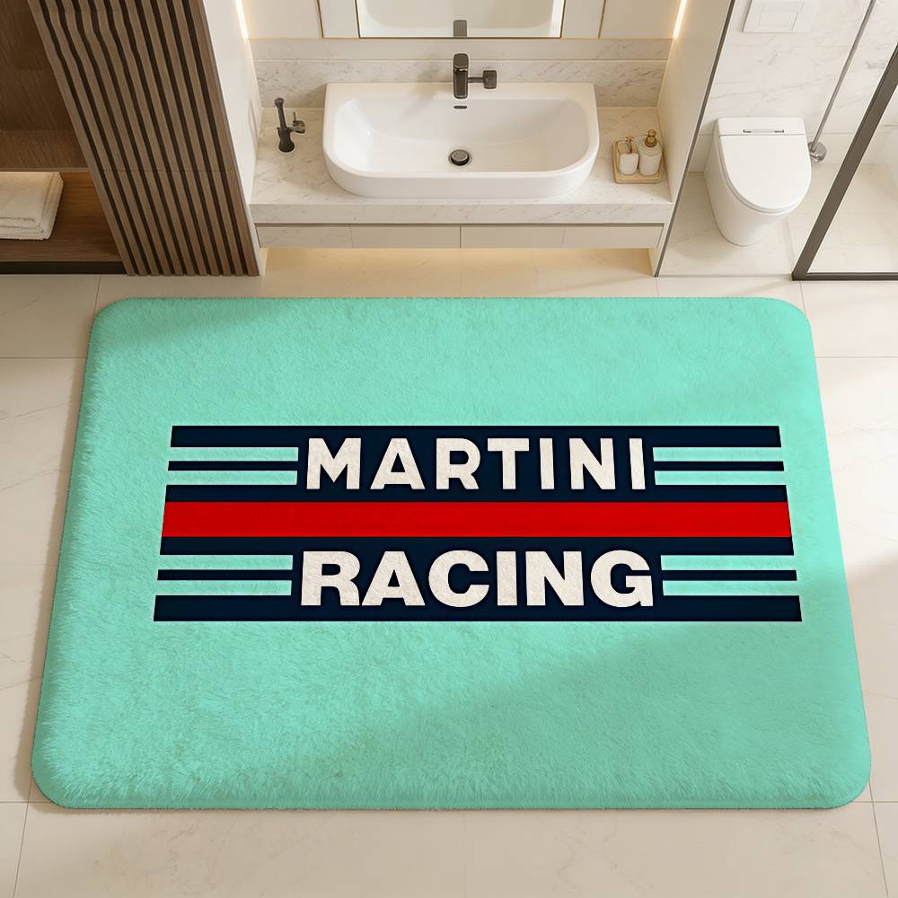 M-Martinis Logo Door Mat Kids Room Bedroom Decoration Balcony Anti-Slip Doormat Living Room Doormat Area Rug