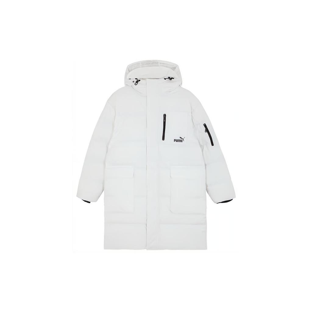 PUMA Down Jackets Unisex White Hooded Moderate Other 625613-02