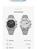 High-End Waterproof Multi-Function Men's Steel Belt Watch with Moon Phase Feature