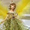 Doll Pendant Xmas Angel Doll Plastic Durable Xmas Tree Hanging Pendant for Christmas