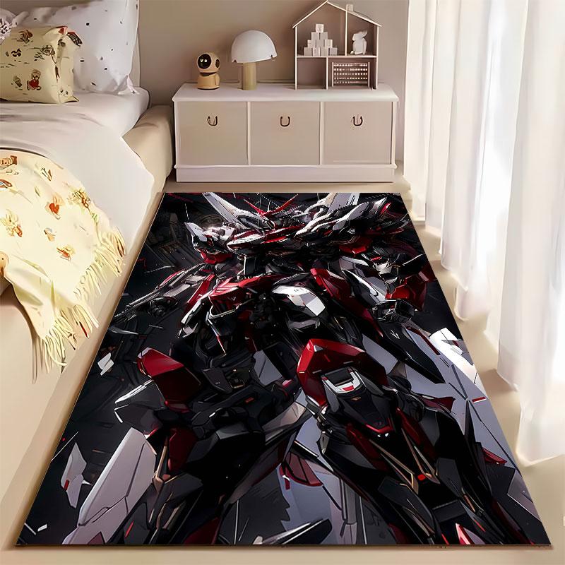 Robotic Mecha Design Carpet Suitable As a Non-slip Mat for the Living Room or Bedroom Sofa