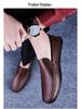 Men's Casual Slip-On Loafers - Flat Bottom Cowhide Moccasins for Spring/Summer