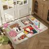 Brothers Conflict Floor Mat Soft Thickened Absorbent Non-Slip Bedroom Living Room Door Mat Home Decor Flannel Rugs