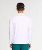 Leijibi Multi-Cooling Essential Loose Fit Zip-Up Rash Guard M White