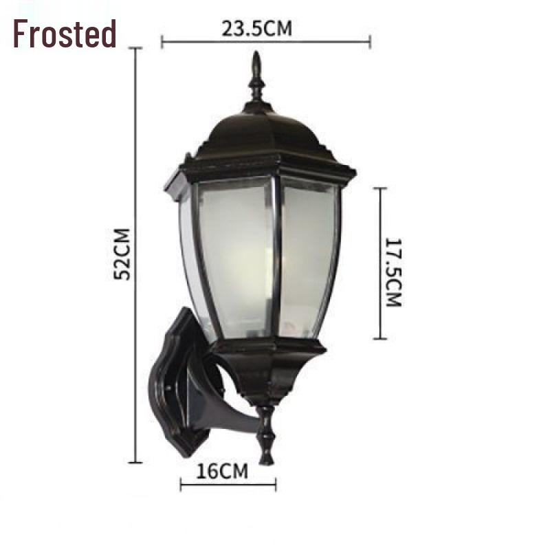 European Antique Outdoor Waterproof Wall Lights - Modern Minimalist Design for Courtyard Landscapes