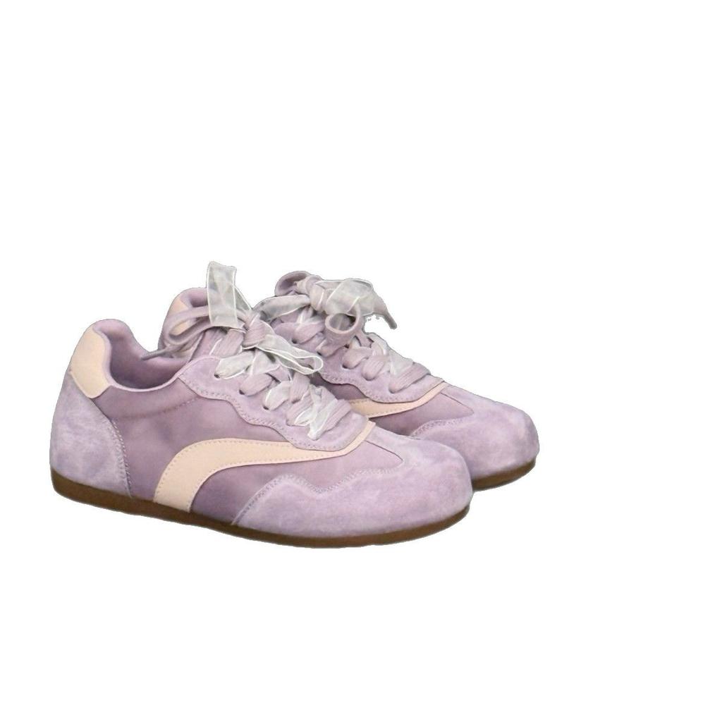 Retro women's new soft-soled lightweight inner height-increasing sports versatile casual shoes