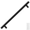 Furniture Handles 5 Pcs Black 192 Mm Stainless Steel