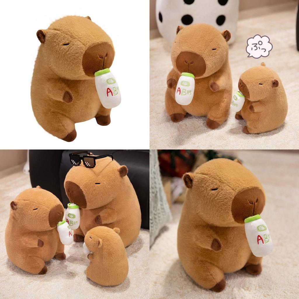 Bottle Capybara Ab Dress Up Cartoon Plush Toys Childres Birthday Gifts Dolls