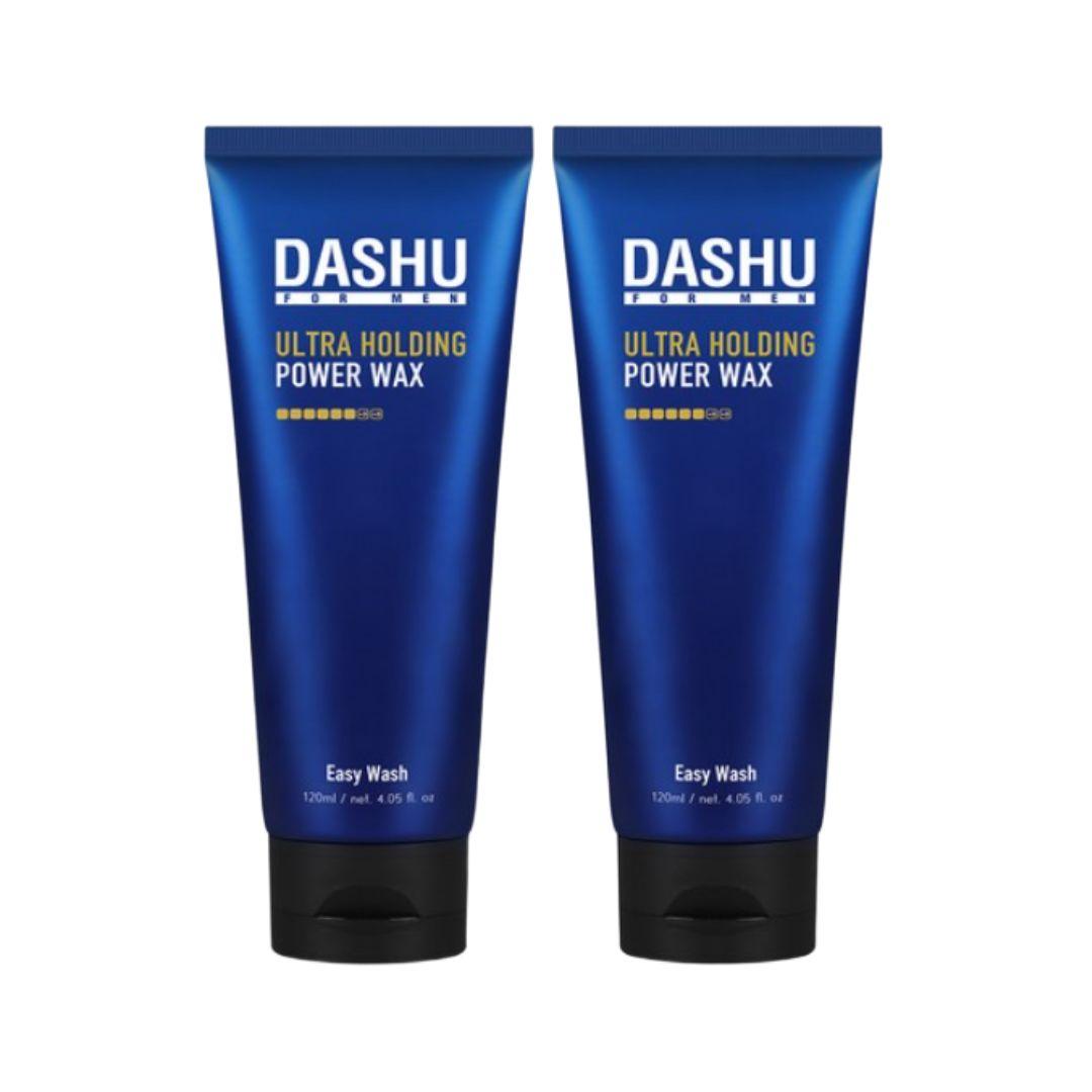 

DASHU For Men Ultra Holding Power Tube Hair Wax Strong Hold Styling Wax Set 120ml ×2
