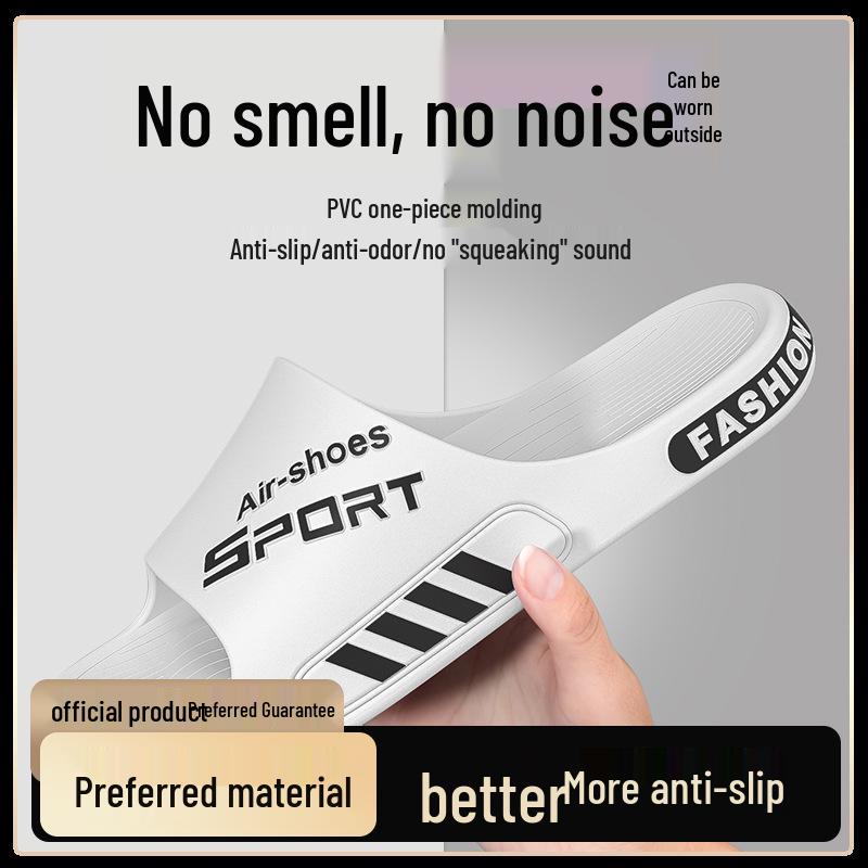 2025 New Style Plus Size Men's Outdoor Sport Slippers - Wear-Resistant, Non-Slip, Thick Sole for Home or Summer Use.