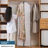 Clothing Dust Cover With Zipper For Wardrobe Storage And Indoor Use