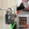 Key Safe With Hanger, [newest] Waterproof Key Box Outdoor Key Box, Combination Key Safe For Home, Garage, School