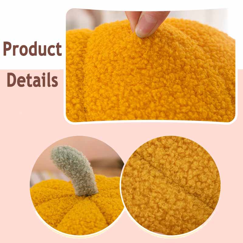 18/28/35CM Creative Funny Pumpkin Pillow Simulated Cute Pumpkin Kids Stuffed Plush Toys Soft Sofa Cushion Bedroom Decoration