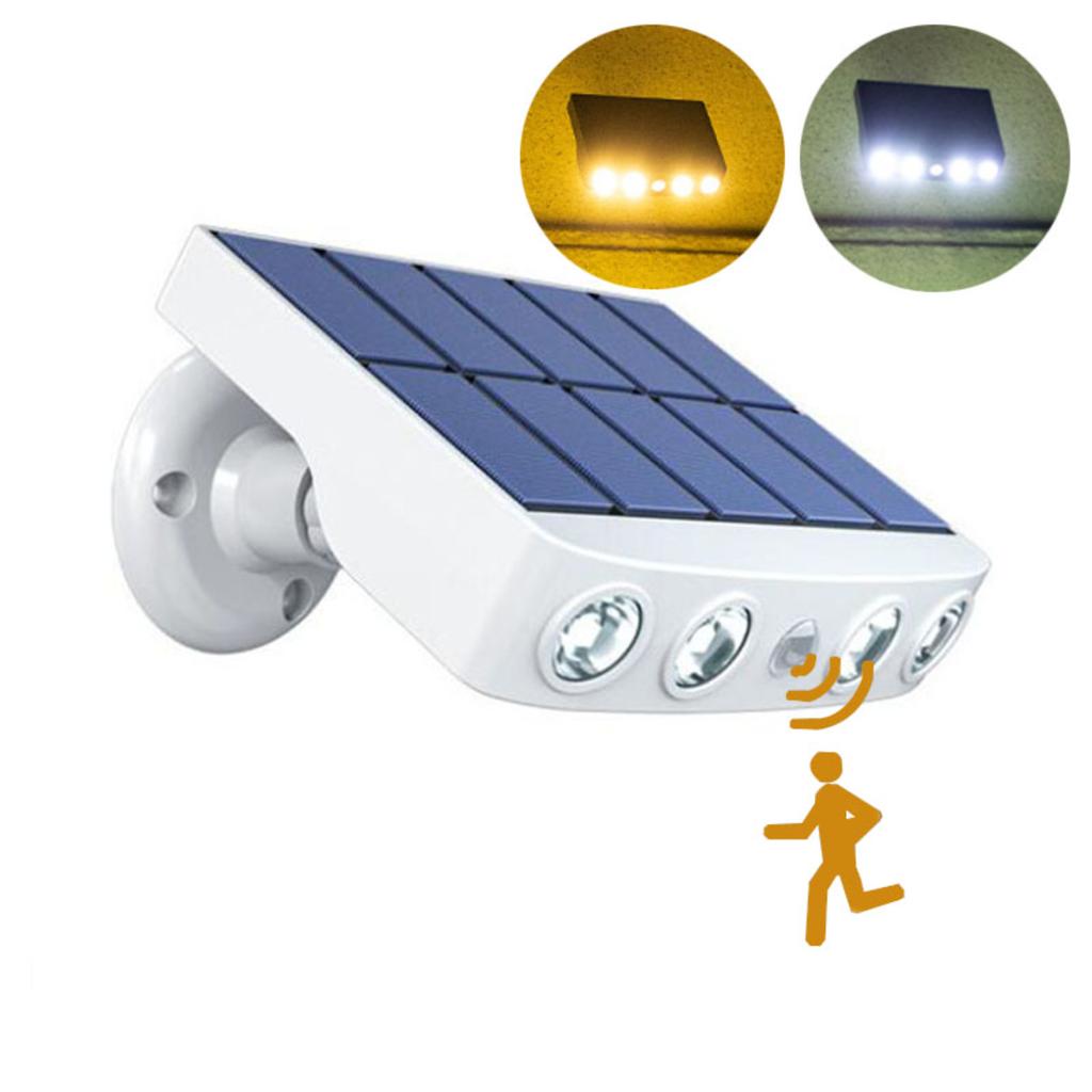 New Powerful Outdoor Decor Solar Security Lights with Motion Sensor, Waterproof Wall Light for Night Work In Garden Area, 3 Mode
