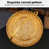 With Handle Dessert Plate Alloy Serving Tray Platters Fruit Tray  For Party