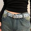 Canvas Belts with Needle Buckle Leather Belts for Women ladies Trendy Simple Versatile Korean-Style Denim Waistband Decoration