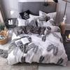 57 3/4pcs Pinkheart Bedding Set Super King Size Bed Linens Reactive Printing Duvet Cover Set Brief Style Home Bed Set Flat Sheet