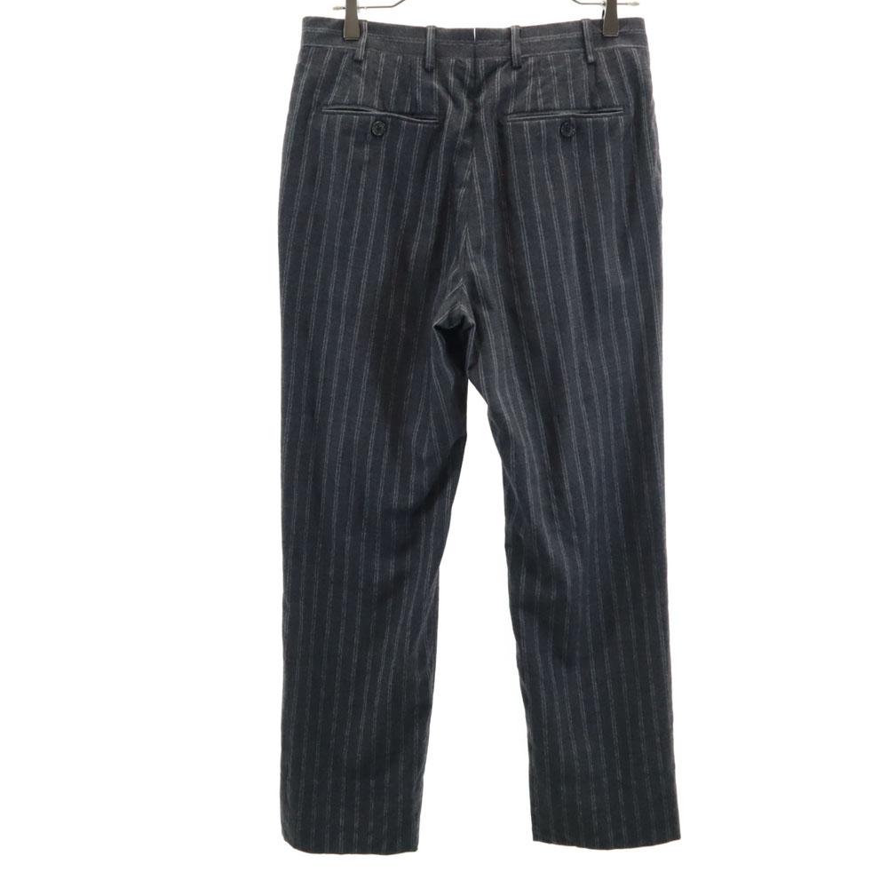 Salvatore Ferragamo Made In Italy Striped Pattern Slacks Pants 46 Men's Used