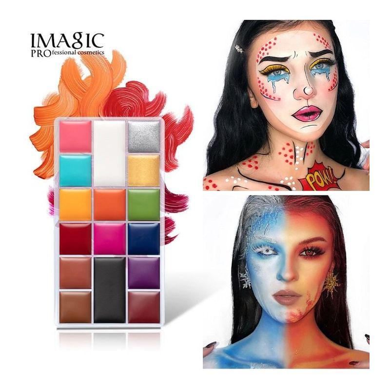 IMAGIC - פלטת צבעי פנים וגוף 16 צבעים