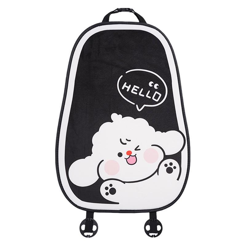 Plush Cartoon Car Neck and Lumbar Support Cushion