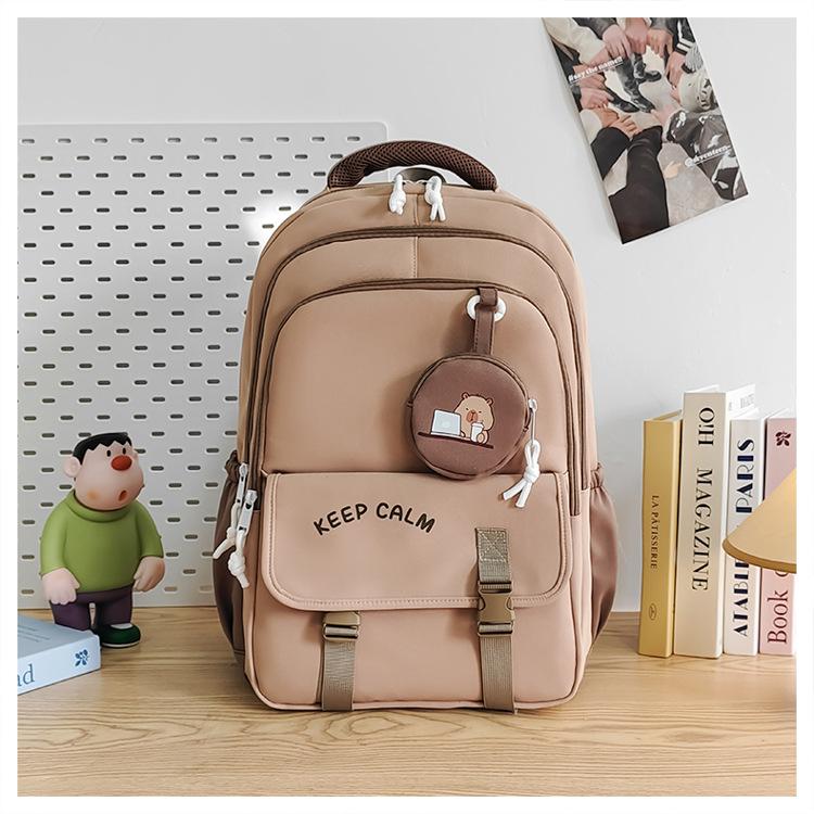 

The schoolbag is versatile, the Korean version of the campus is simple and large-capacity, and the schoolbag for junior and high school students is