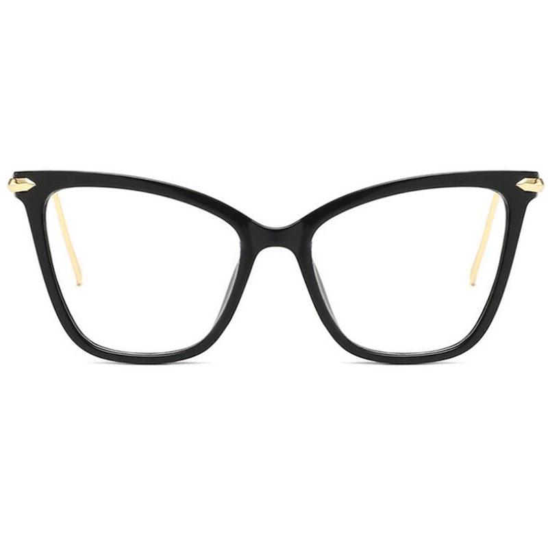 Fashion Cat Eye Womans Reading Glasses Prescription Lens Oversized Women Transparent Glasses Elderly Readers Eyeglasses Frames