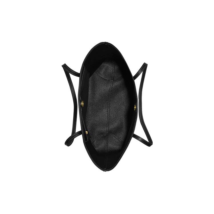 New COACH City Canvas With Leather Tote Bag, Shopping Bag, Handbag, Shoulder Bag Women's Black CF342-IMBLK