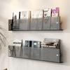 Brochure Holder Magazine Rack Wall Mount Pamphlet Stand Floating Bookshelves  Hang Display