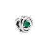 Luck Charm 925 Silver Four Leaf Clover Green Tree Frog Turtle Bead Pendant For Bracelet Women DIY Jewelry Gift
