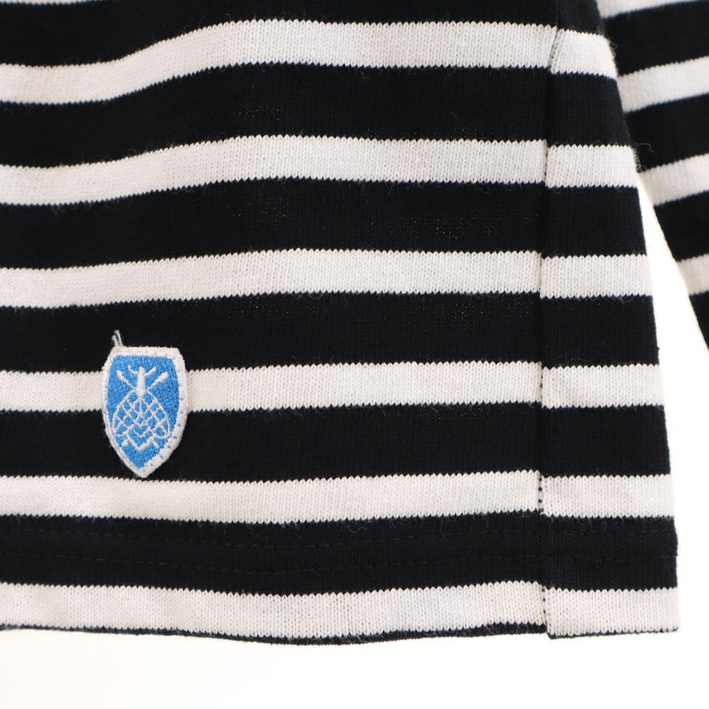 Beauty Products ORCIVAL Made In France Border Pattern Long Sleeve Boat Neck Basque Shirt Men's Used
