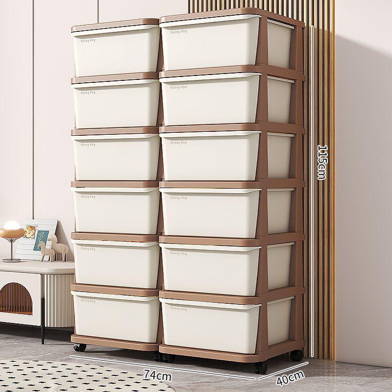 Sertar de depozitare din plastic pentru gustări și jucării - Cutie organizatoare pentru casă