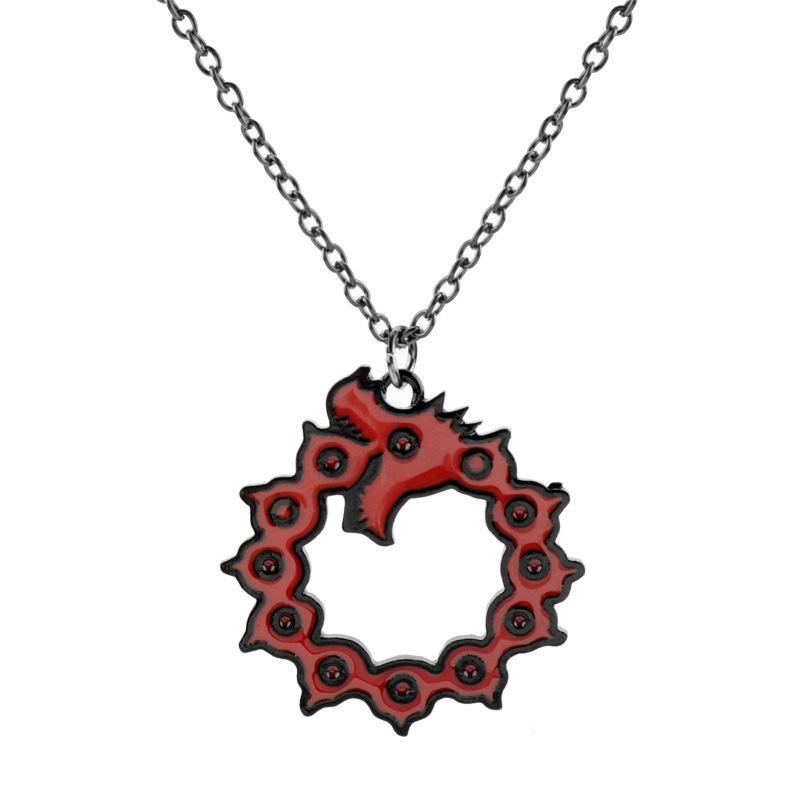 

Seven Deadly Sins Meliodas Ouroboros Pendant Necklace & Keychain
