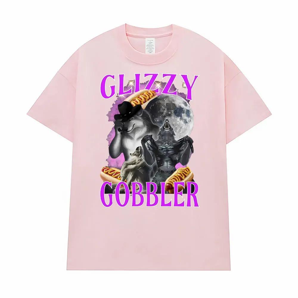 Glizzy Gobbler Funny Hot Dog Werewolf Emoji Graphic TShirt  Mens Trendy Cool Vintage Casual 100 Cotton Oversized TShirt