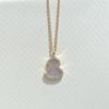Fashion High End Jewelry 18k Gold Plated Vintage Chains for Women Featuring White Mother Pearl Agate Lucky Gourd Pendant