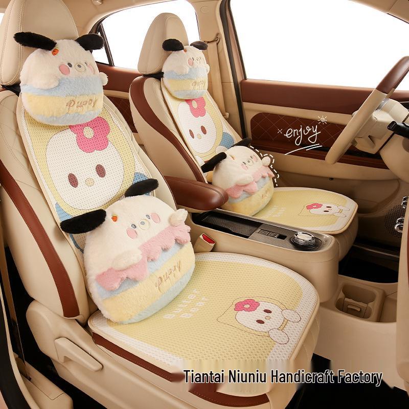 Cartoon Bee All-Season Car Seat Cushion for BYD Seagull, Seal, Qin L, Destroyer 05