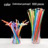 ZISIZ Colorful Bendable Art Straws