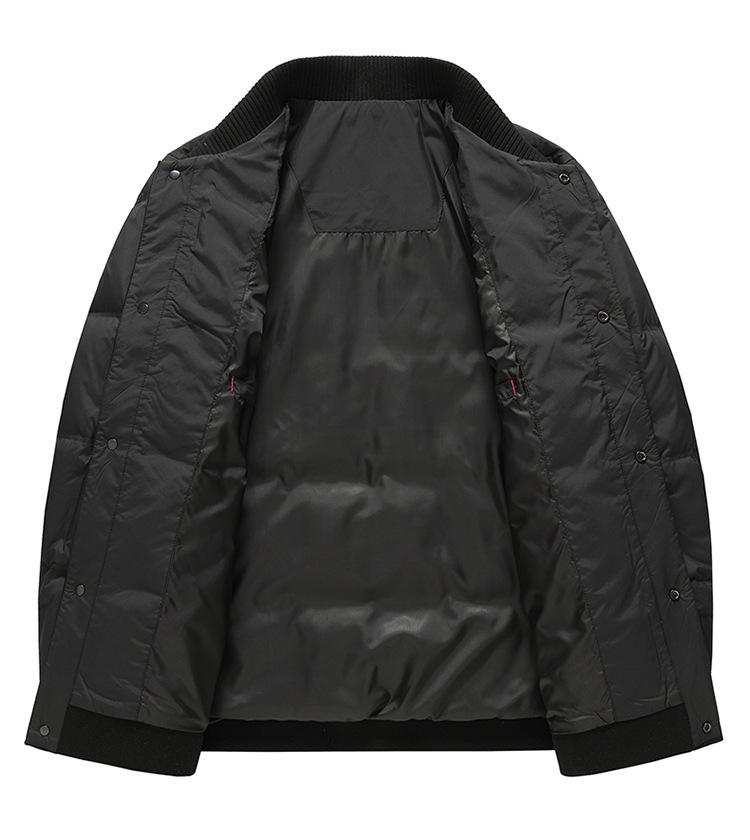 2025 Men's Versatile Lapel Down Jacket: Stylish & Warm Winter Outerwear for All Ages