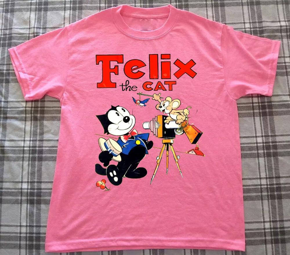 Felix the Cat Classic Funny Cotton  Full Size S-5XL Unisex T-Shirt XXXL