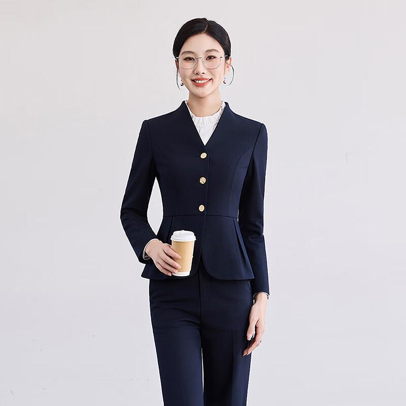 Troloman Women's Professional Two-Piece Suit Set