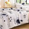Spring Summer Solid Quilt Machine Washable Cotton Quilts Soft Skin Friendly Blanket for Child Adult Bed