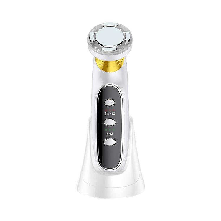 Household Micro-current Essence Introducer, Red Light Skin Rejuvenation and Beauty Instrument, Facial Massage Instrument, Ultrasonic Beauty Instrument