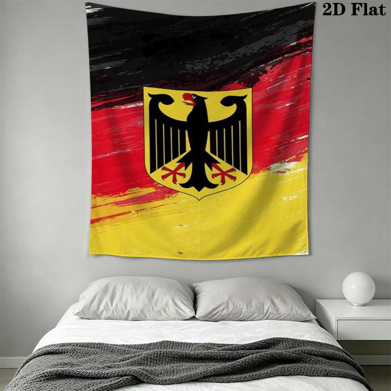 Bundesadler Wandteppich Ästhetischer Wandbehang Bedruckter Stoffdecke Dekorative Wandteppiche für Schlafzimmer Wohnzimmer Heimdekoration