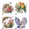 Acryl 2D/Flach DIY Spezielle Form Hängende Diamantmalerei Kits Strass-Diamantmalerei Fensteranhänger DIY Heimdekoration Hängender Anhänger