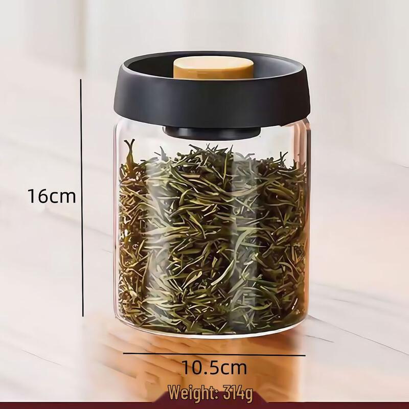 ZISIZ Vacuum Seal Glass Storage Jar