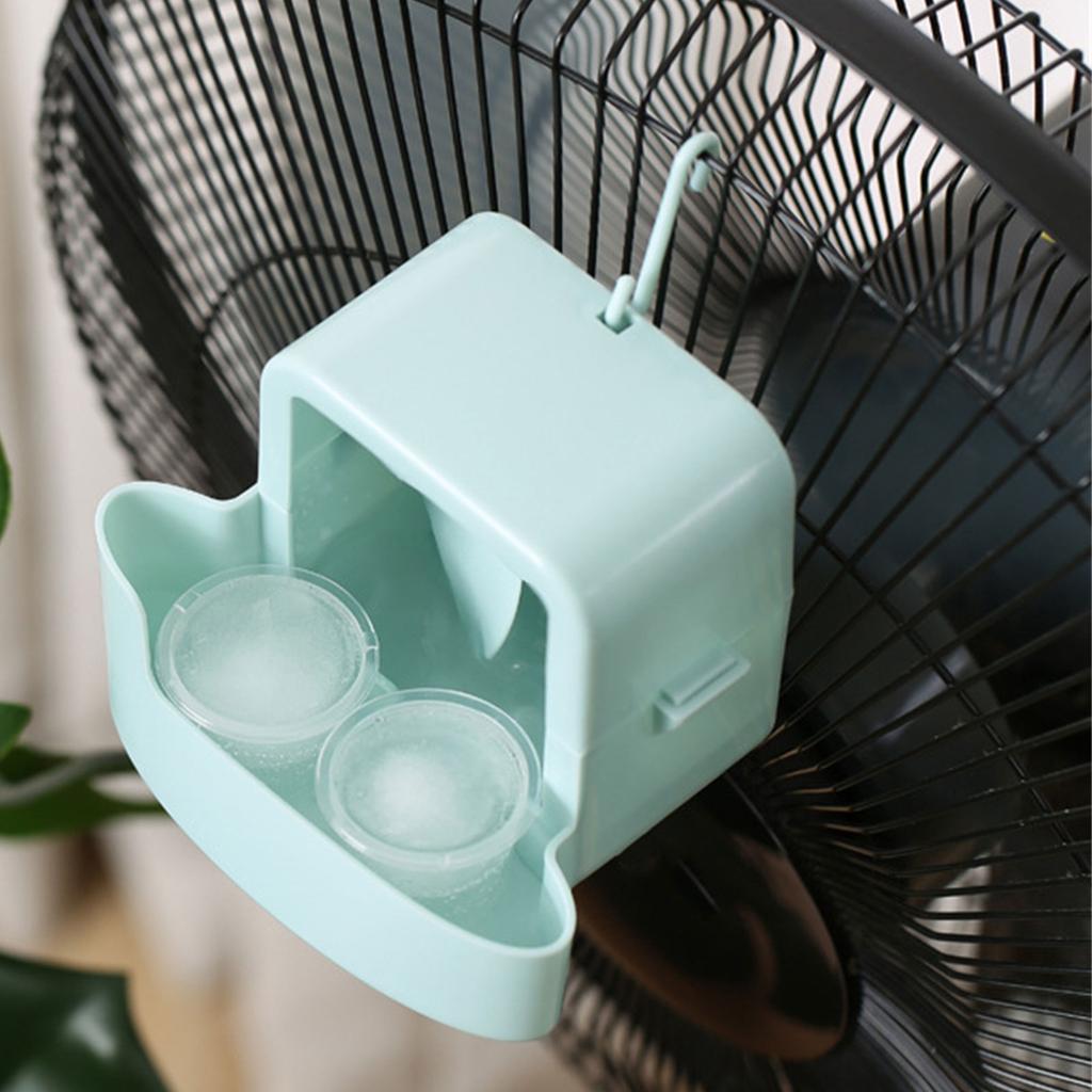 Electric Fan Cooling Storage Box Ice Storage Box Fast Cooling Portable Household With Hanging Hook For Electric Fan